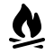 A campfire